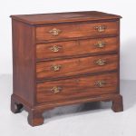 Quality Neat-Sized George III Mahogany Chest Of Drawers