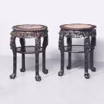 Matched Pair of Qing Plant Stands