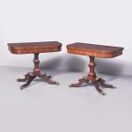 Pair of Regency Card Tables