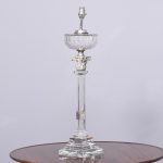 Victorian Glass and EPNS Lamp
