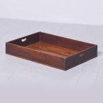 Large George III Mahogany Tray
