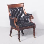 Exhibition Quality Rosewood Library Chair