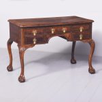 George II-Style Attractive Walnut Desk or Dressing Table