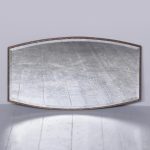Art Deco Oak Framed Wall Mirror