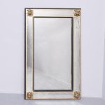Gilded and Ebonized Pier Mirror