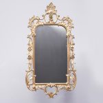Decorative George III Style Open Carved Giltwood Wall Mirror