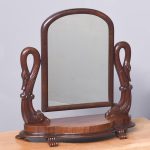 Victorian Mahogany Toilet Mirror