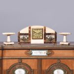 French Art Deco 3 Piece Clock Set