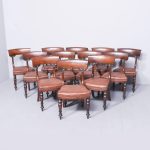 Exhibition Quality Set of 12 William IV Mahogany Dining Chairs