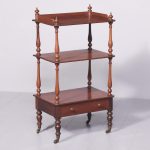 Neat Sized Victorian Mahogany 3-Tier Whatnot