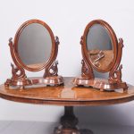 Pair of Victorian Toilet Mirrors