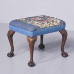 Antique Stools: A Short History 25 Chippendale Georgian-Style Mahogany Stool