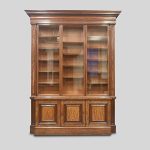 Exhibition Quality 3 Door Mahogany Bookcase