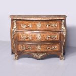 Bombe Shaped Louis XVI Style commode