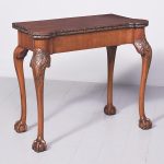 Antique Games Tables: A Short History 10 Georgian Style Fold-Over Card Table