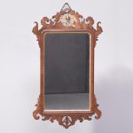 George III Style Gilded and Fretwork Mirror
