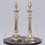 Pair of William IV Lamps