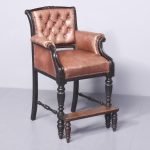 Leather Upholstered Gaming High Chair