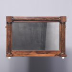 Unusual, Neat-Size Rosewood Regency Overmantel Mirror