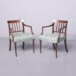 Pair of George III Inlaid Armchairs
