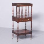 Elegant Regency Period Goncalo Alves/Tigerwood Whatnot