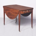 George III Inlaid Mahogany Pembroke Table