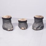 Set of Three Taxidermy Stools