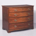 Mahogany Bow-Fronted Chest of Drawers
