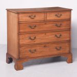A Chippendale Period Mahogany Chest of Drawers
