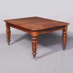 Victorian Mahogany Dining Table with Extra Leaf