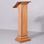 Carved Oak Lectern by Scott Morton of Edinburgh