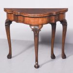 Antique Games Tables: A Short History 6 A George II Style Shaped-Front Fold-Over Games Table