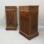 Pair of George III Mahogany Pedestals