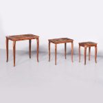 Net of 3 Inlaid Italian Tables