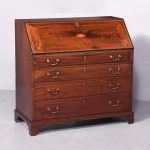 Mahogany Inlaid Georgian Bureau