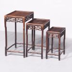 Nest of Three Huanghuali Tables