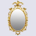 Carved Giltwood Mirror in the Style of Robert Adam