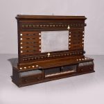 Victorian Wall Mounted Oak Cased Scoreboard