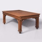 A Gothic Oak Dining Table