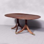 Regency Style Mahogany Dining Table