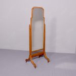 Walnut Cheval Mirror