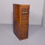 Mahogany 4 drawer Edwardian mahogany filing cabinet