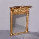 Regency giltwood rectangular wall mirror