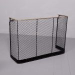 A Large Victorian Brass and Metal Nursery Fender