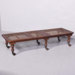 George IV Mahogany and Rattan folding Campaign Bed