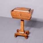 Regency Burr Elm Teapoy