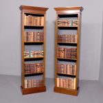 Pair of Victorian Tall Mahogany Open Bookcases