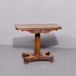George IV Mahogany Fold-Over Tea Table