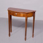 Adam Style Yew Wood and Painted Side Table