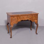 George II Style Figured Walnut Desk/Writing Table